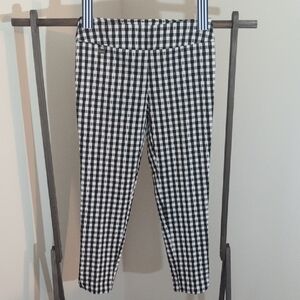 Lisette | Women's Black and White Checkered Pants